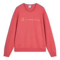  Champion 刺绣 卫衣 红色 L