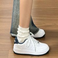 卡帕 简约复古厚底板鞋 男女同款休闲运动鞋