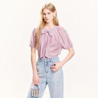 cocoon 高端轻奢优雅气质醋酸顺滑连衣裙夏季显瘦蝴蝶结茶歇裙