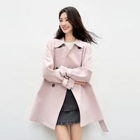 CHIU·SHUI/秋水伊人 镂空蝴蝶结 女士风衣