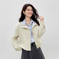 CHIU·SHUI/秋水伊人 蕾丝装饰 女士风衣
