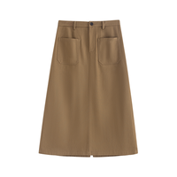  INMAN/茵曼 复古通勤 女士半身裙