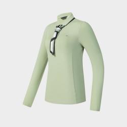 FILA 女装运动Polo衫女士高尔夫系列简约针织长袖衫