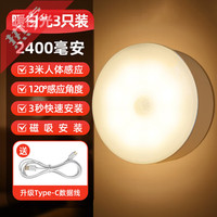 以典 【2400毫安3个装】人体感应灯