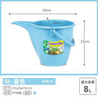  IRIS/爱丽思 大容量 园艺水桶 天蓝色8L