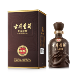 古井贡酒 年份原浆献礼 浓香型白酒 50度 500mL*1瓶 单瓶装 中秋送礼