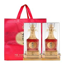 泸州老窖 股份 52度浓香型白酒500mL 2瓶 礼盒装