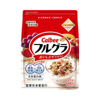 卡乐比 原味水果麦片 非油炸 减糖 袋装早晚餐 600g 1袋