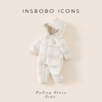 insbobo 保暖 婴儿羽绒服连体衣