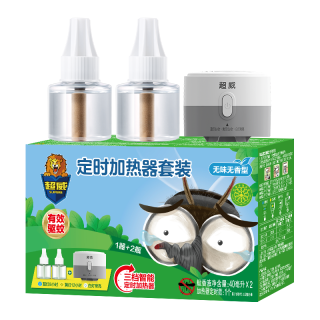 今日必买：超威 电热蚊香液插电式驱蚊无味婴儿孕妇家用灭蚊水补充液体器套装   2液+1器