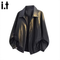 :CHOCOOLATE 美拉德机车皮衣夹克男2026春季美式潮牌宽松外套