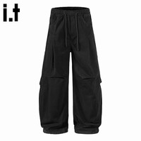 :CHOCOOLATE 纯棉美式工装裤 宽松休闲弯刀休闲裤