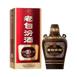 汾酒 老白汾10 清香型 42度 450ml 单瓶装 宴请 450ml