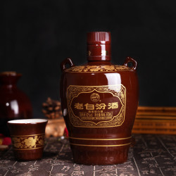 汾酒 老白汾10 清香型 42度 450ml 单瓶装 宴请 450ml*6瓶整箱