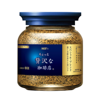 AGF 蓝金罐 速溶黑咖啡 冻干 美式提神  80g 瓶装 1瓶