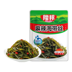 隆邦 麻辣萝卜干海带丝香辣下饭菜开袋即食辣脆萝卜条农家自晒腌制榨菜 麻辣海带丝25g*10袋