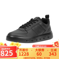 ecco 黄景瑜同款男士 休闲运动鞋 街头720系列 520814 01001-黑色 45