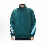 限尺码：adidas NEO 简约时尚潮流夹克JACKET HOODY 绿色 XL