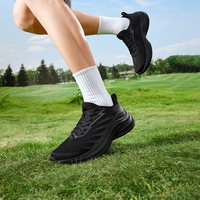 361° 灵云 黑武士 男款超轻Q弹透气减震跑鞋 672612237