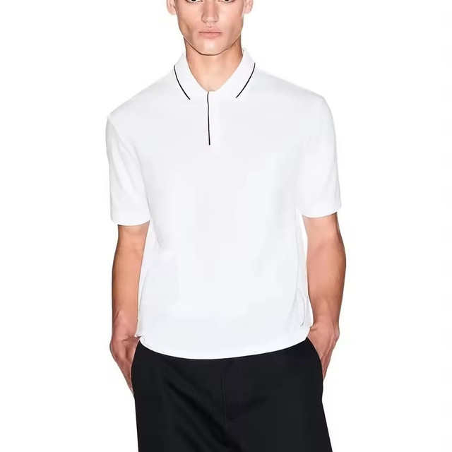 值选：Armani Exchange 米兰/纽约徽标 男士Polo衫 三色可选