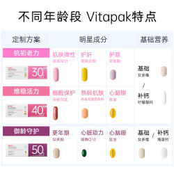健安喜 女性Vitapak每日营养包 30袋*1盒