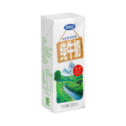 完达山 全脂纯牛奶 200ml 盒装 高温灭菌 营养均衡 200ml 24盒