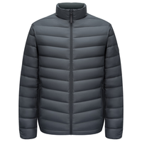  BOSIDENG/波司登 90绒 男士短款羽绒服 中山青5870-25 XL 185/104A 体重约155-170斤