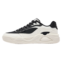  ERKE/鸿星尔克 透气 男士运动鞋 微晶白/正黑【 透气贾卡】 43