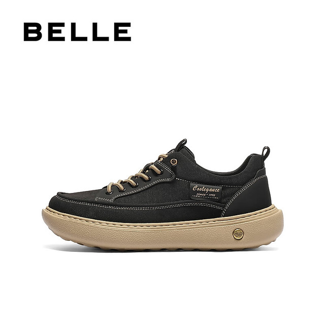 今日必买：百丽 厚底一脚蹬休闲鞋8SW01BM5