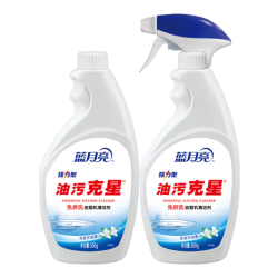 蓝月亮 油烟机 厨房 强力型油污清洁剂 500g瓶+500g瓶补