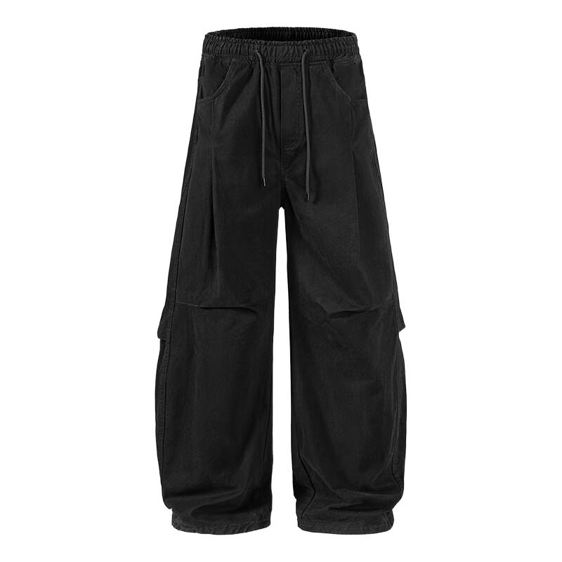  :CHOCOOLATE 宽松休闲 男士工装裤 黑色 XL 【150-170斤】