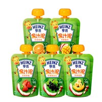 移动端：亨氏 果汁泥6袋促销装120g*6袋