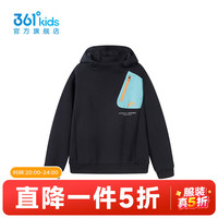 361° 儿童连帽卫衣 经典黑 130