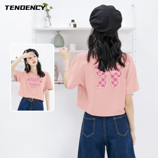 真维斯 纯棉女士短袖T恤 2件