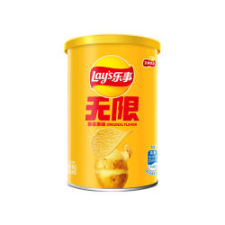 乐事 经典 薯片 原味 罐装 40g