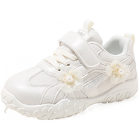  ABCKIDS 纯色花朵 儿童跑步鞋