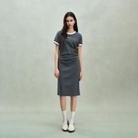  ochirly/欧时力 刺绣撞色 女士连衣裙