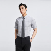 雅戈尔 凉感 男士短袖衬衫