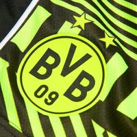 限尺码：PUMA 多特蒙德BVB足球俱乐部 时尚撞色满印 男士运动短裤