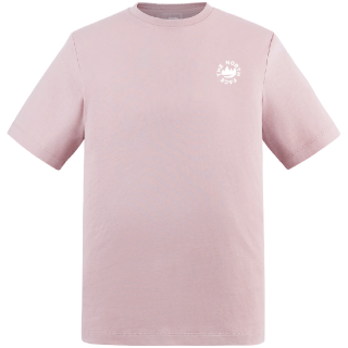 北面 透气 男女同款短袖T恤 粉色 2XL