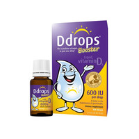 Ddrops Baby Ddrops 宝宝维生素D3钙吸收滴剂 促钙吸收 液体钙 1岁以上婴幼儿 2.8ml 2瓶