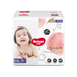 好奇 铂金装小桃裤成长裤XXXL26片*4包(17kg以上)