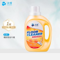 沫檬 橘彩阳光 地板清洁剂 液体 1L 去污抑菌