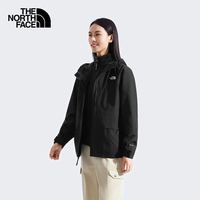 北面 三合一冲锋衣女Elements抓绒内胆外套防水可拆卸25秋冬款|8ED0