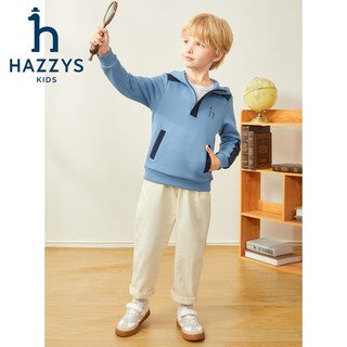  HAZZYS/哈吉斯 舒适柔软 儿童卫衣 燕麦卡其 120
