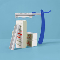 麦欧丽 修眉刀片女专用刀刮眉刀安全型化妆师初学者修眉毛神器刀架修剪