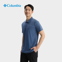 Columbia 户外春夏男子吸湿速干运动休闲POLO衫短袖T恤