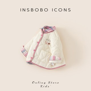  insbobo 假两件 儿童棉袄