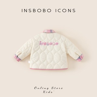  insbobo 假两件 儿童棉袄