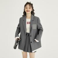 乐町 女士简约廓形小西装 春秋款